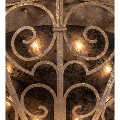 Meyda Tiffany Osteria 24 Light 46" Wide Flush Mount Bowl Ceiling Fixture