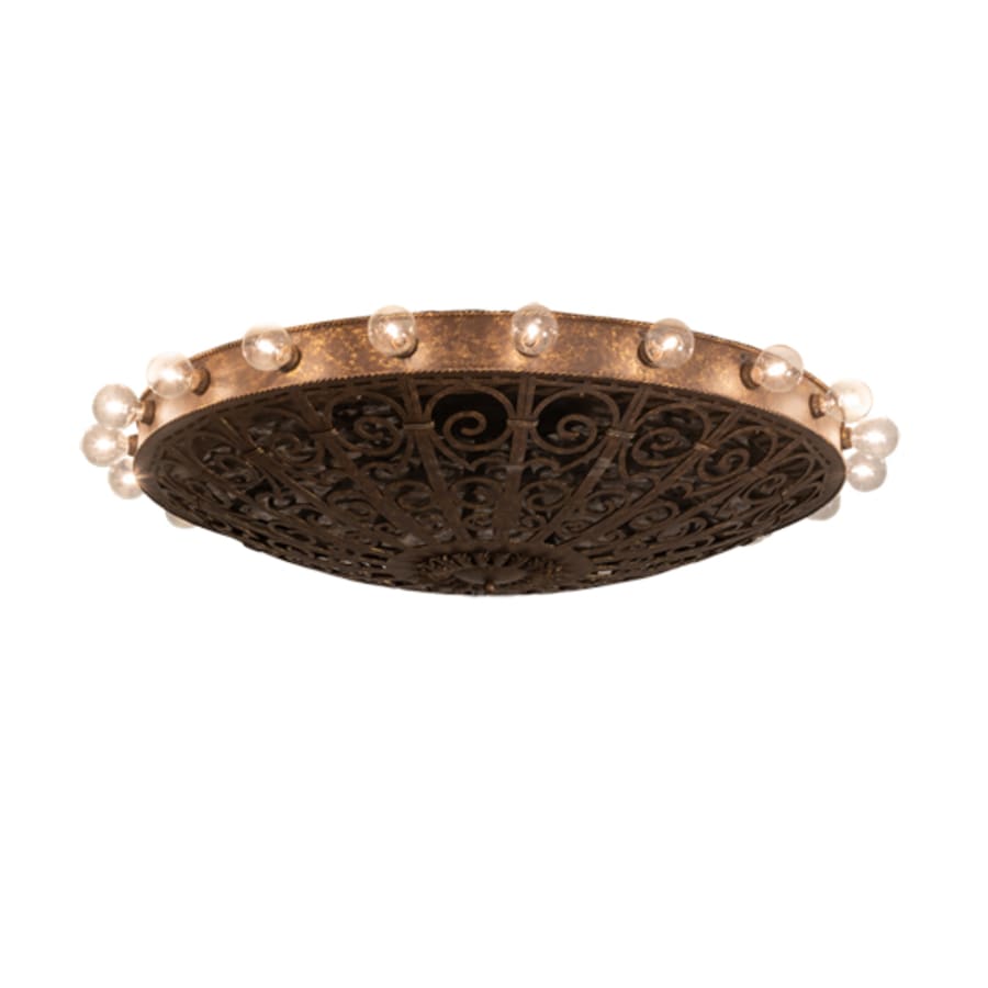Meyda Tiffany Osteria 20 Light 52" Wide Flush Mount Bowl Ceiling Fixture