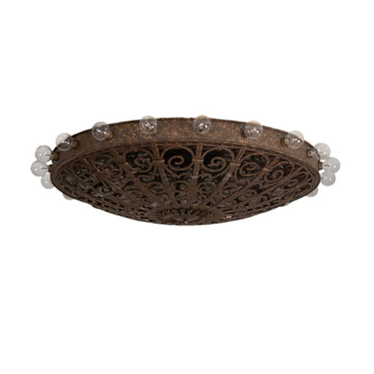 Meyda Tiffany Osteria 20 Light 52" Wide Flush Mount Bowl Ceiling Fixture