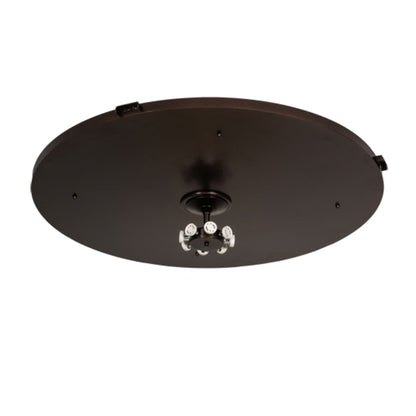 Meyda Tiffany Fleur-de-lis 8 Light 45" Wide Flush Mount Bowl Ceiling Fixture