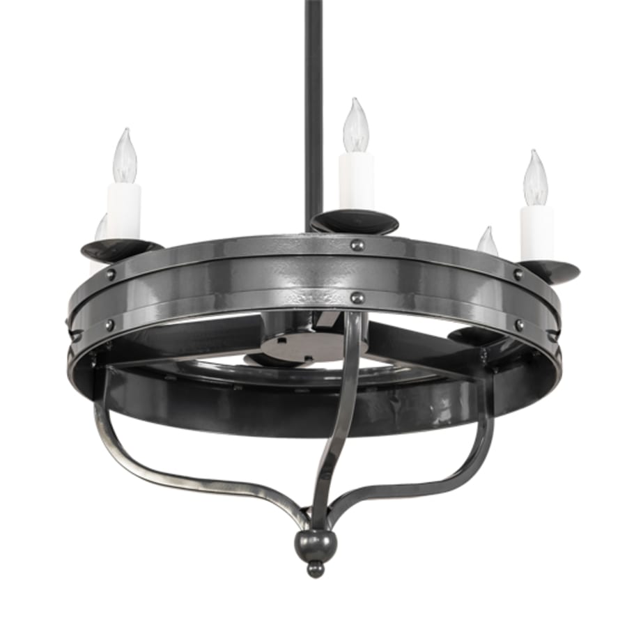 Meyda Tiffany Parnella 6 Light 30" Wide Taper Candle Style Chandelier
