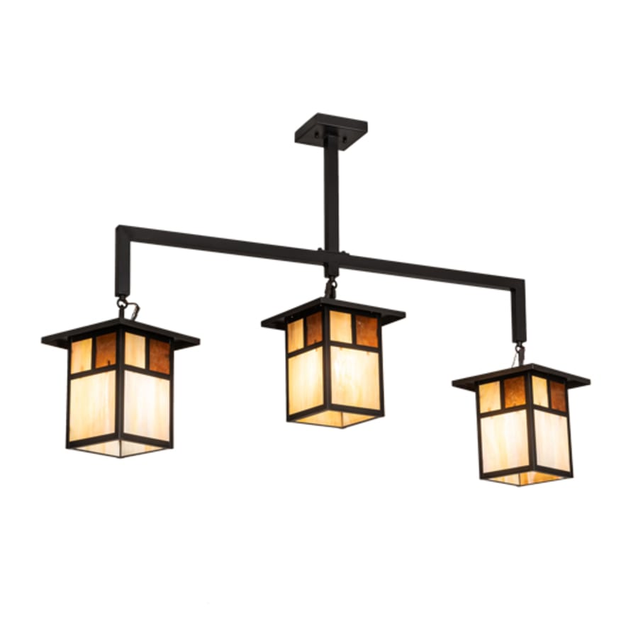Meyda Tiffany 3 Light 47" Wide Linear Pendant