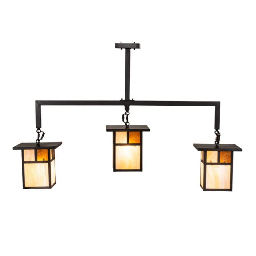 Meyda Tiffany 3 Light 47" Wide Linear Pendant