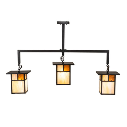 Meyda Tiffany 3 Light 47" Wide Linear Pendant