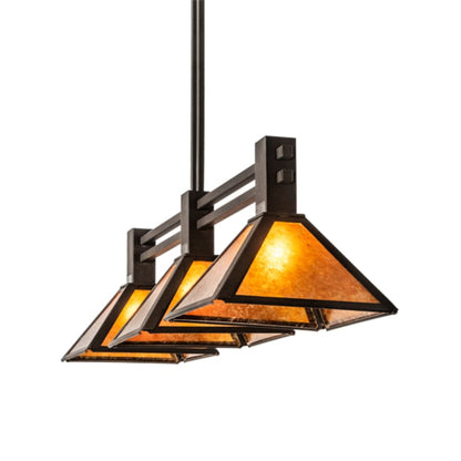 Meyda Tiffany 3 Light 45" Wide Linear Pendant