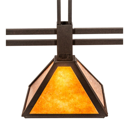 Meyda Tiffany 3 Light 45" Wide Linear Pendant