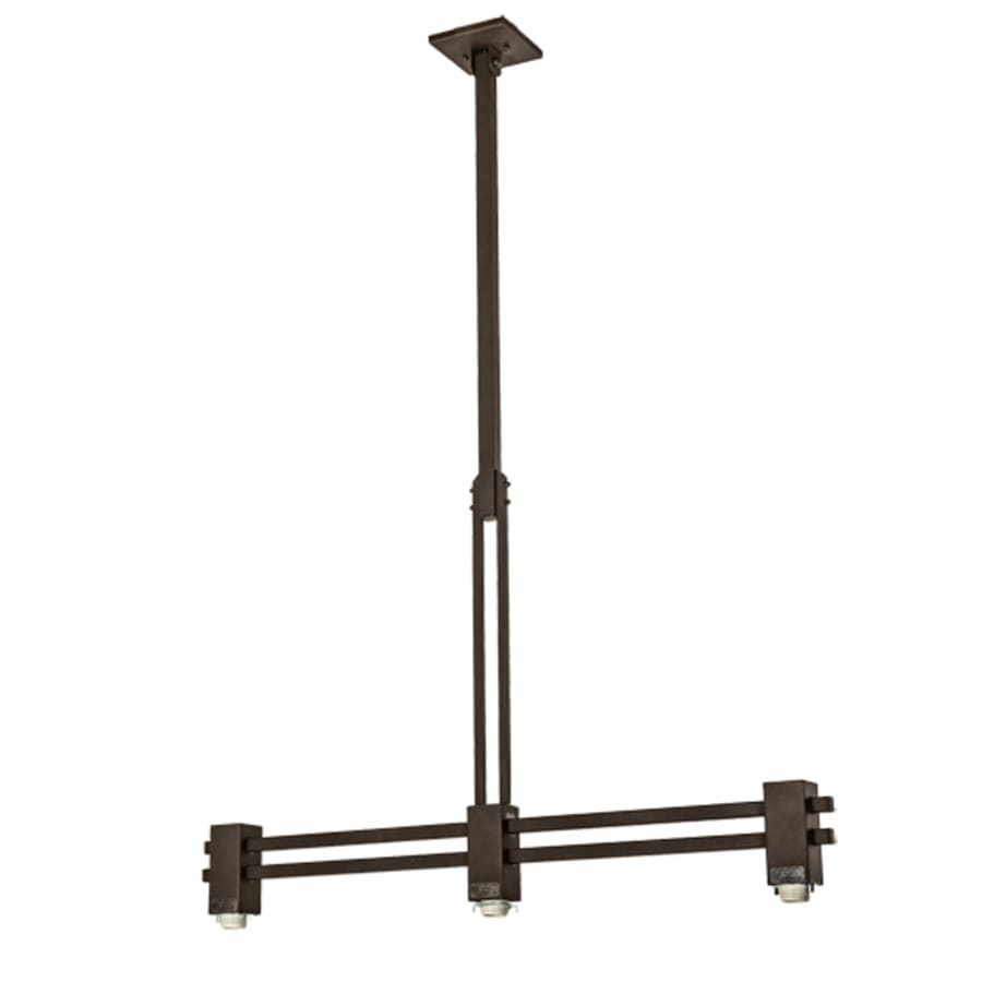 Meyda Tiffany 3 Light 45" Wide Linear Pendant