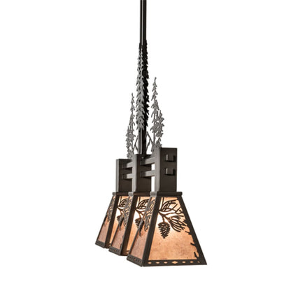 Meyda Tiffany 3 Light 30" Wide Linear Pendant