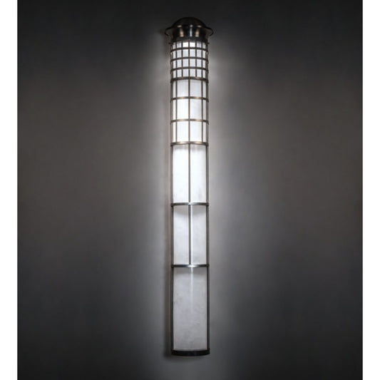 Meyda Tiffany Hudson House 68" Tall Wall Sconce with Shade