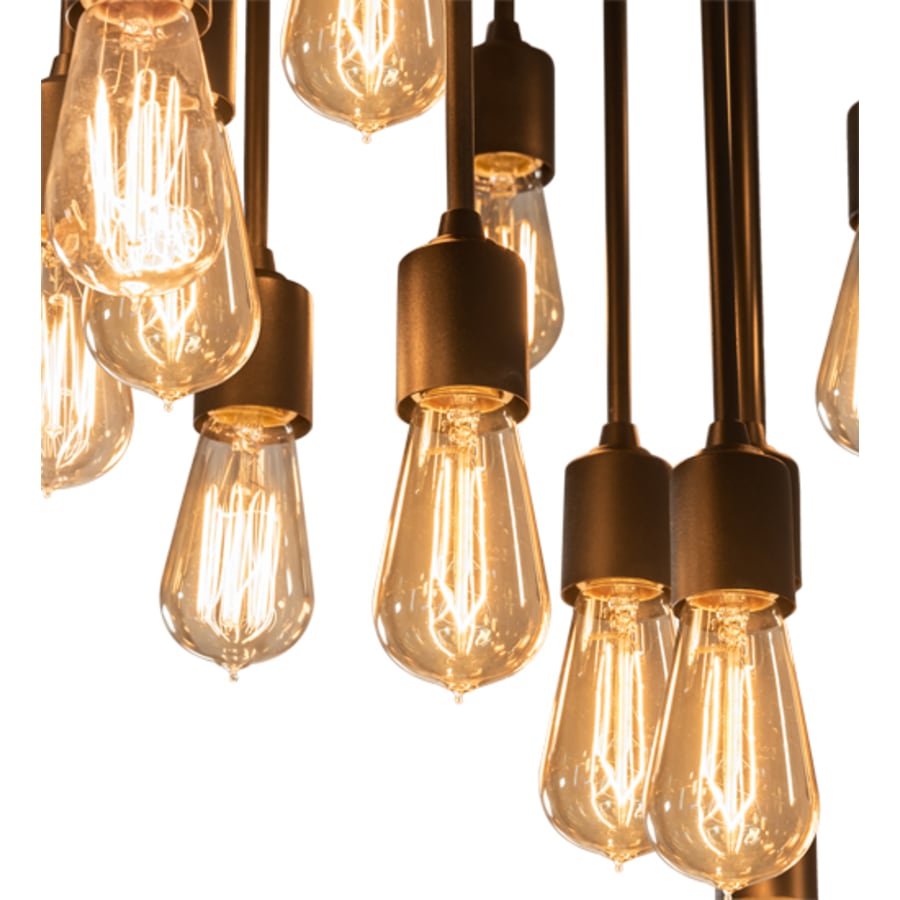 Meyda Tiffany 22 Light 48" Wide Wood Linear Pendant