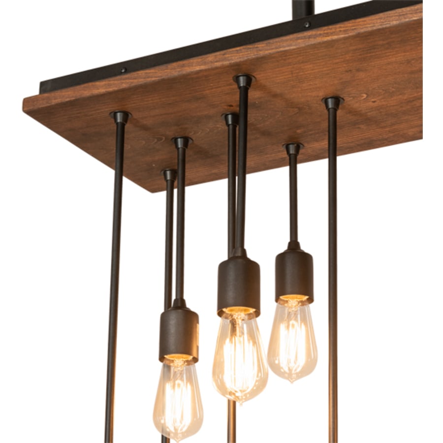 Meyda Tiffany 22 Light 48" Wide Wood Linear Pendant