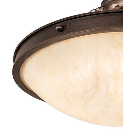 Meyda Tiffany Dionne 4 Light 28" Wide Semi-Flush Bowl Ceiling Fixture