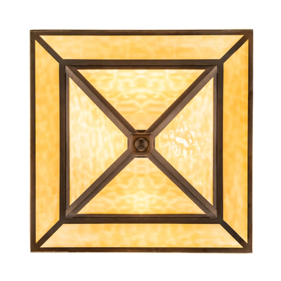 Meyda Tiffany Pine Lake 2 Light 27" Wide Semi-Flush Ceiling Fixture