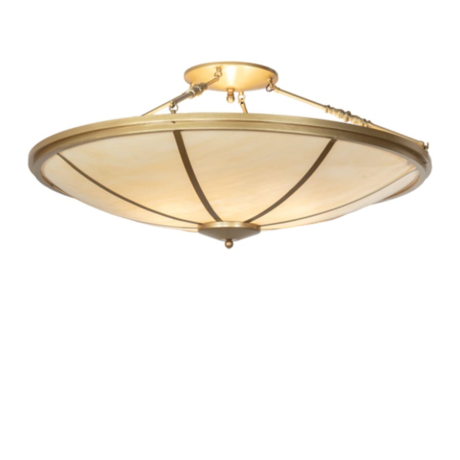 Meyda Tiffany Commerce 8 Light 45" Wide Semi-Flush Bowl Ceiling Fixture