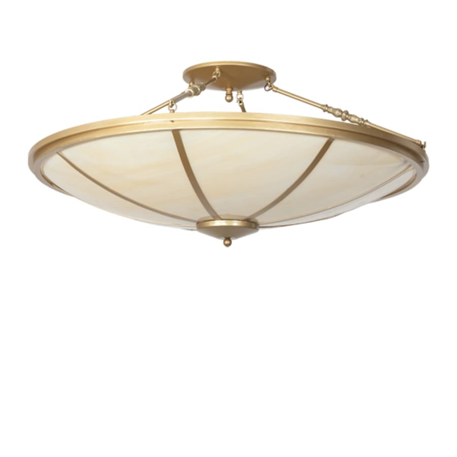 Meyda Tiffany Commerce 8 Light 45" Wide Semi-Flush Bowl Ceiling Fixture