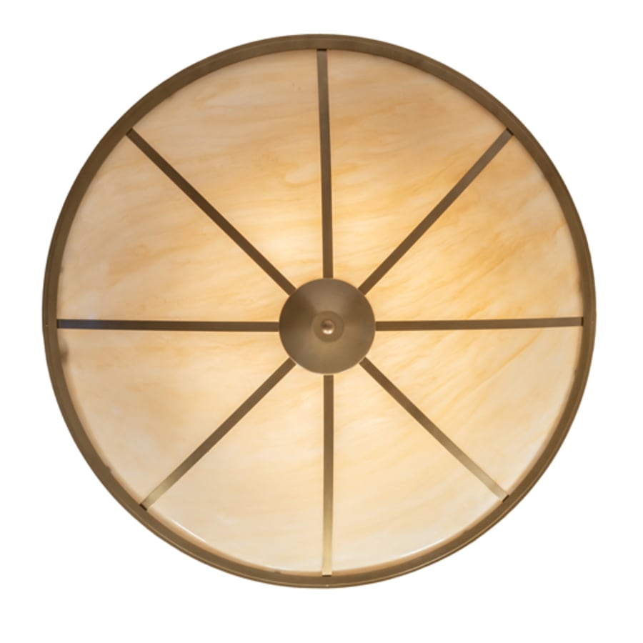 Meyda Tiffany Commerce 8 Light 45" Wide Semi-Flush Bowl Ceiling Fixture