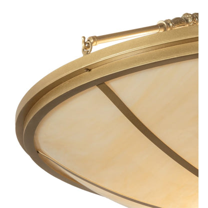 Meyda Tiffany Commerce 8 Light 45" Wide Semi-Flush Bowl Ceiling Fixture