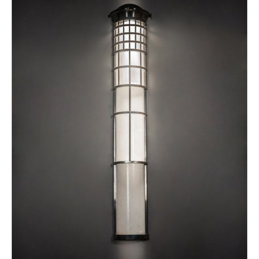 Meyda Tiffany Hudson House 56" Tall Wall Sconce with Shade