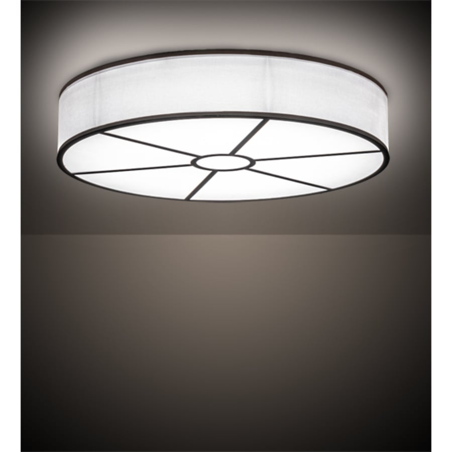 Meyda Tiffany Cilindro 36" Wide LED Flush Mount Drum Ceiling Fixture