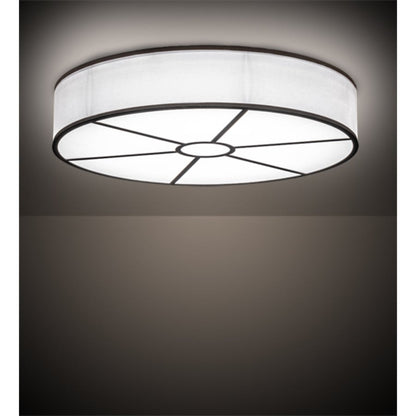Meyda Tiffany Cilindro 36" Wide LED Flush Mount Drum Ceiling Fixture
