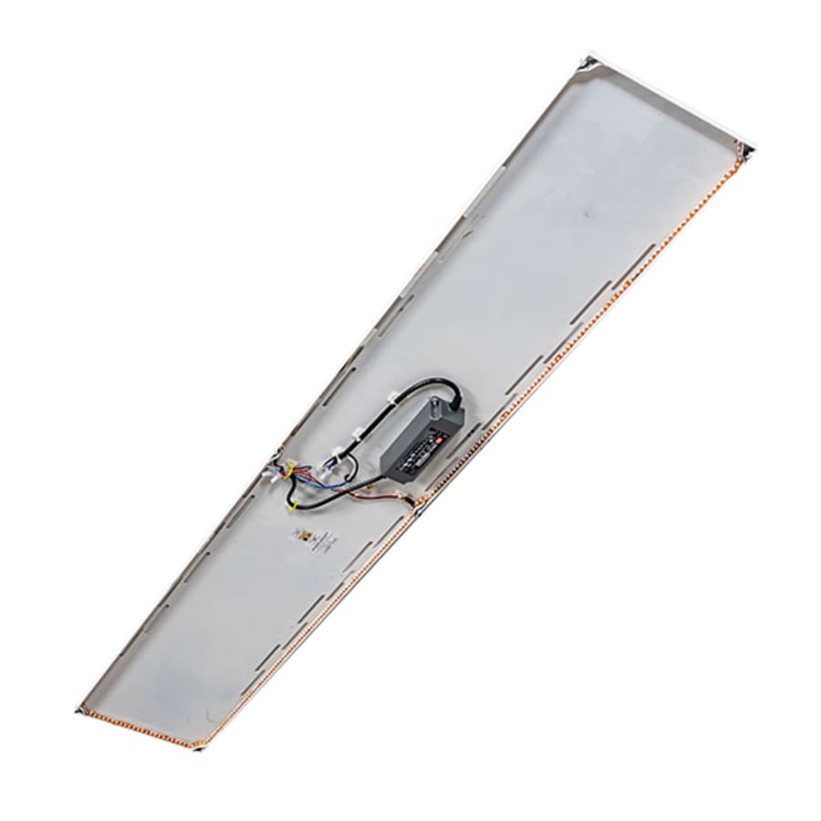 Meyda Tiffany Whispering Pines 62" Wide LED Flush Mount Ceiling Fixture - Flat Black Finish