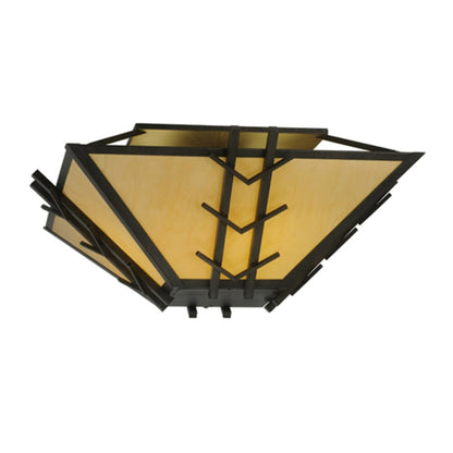 Meyda Tiffany Turk 8 Light 42" Wide Semi-Flush Ceiling Fixture - Antique Iron Gate Finish