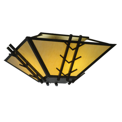 Meyda Tiffany Turk 8 Light 42" Wide Semi-Flush Ceiling Fixture - Antique Iron Gate Finish