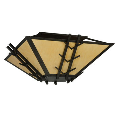 Meyda Tiffany Turk 8 Light 42" Wide Semi-Flush Ceiling Fixture - Antique Iron Gate Finish
