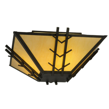 Meyda Tiffany Turk 8 Light 42" Wide Semi-Flush Ceiling Fixture - Antique Iron Gate Finish