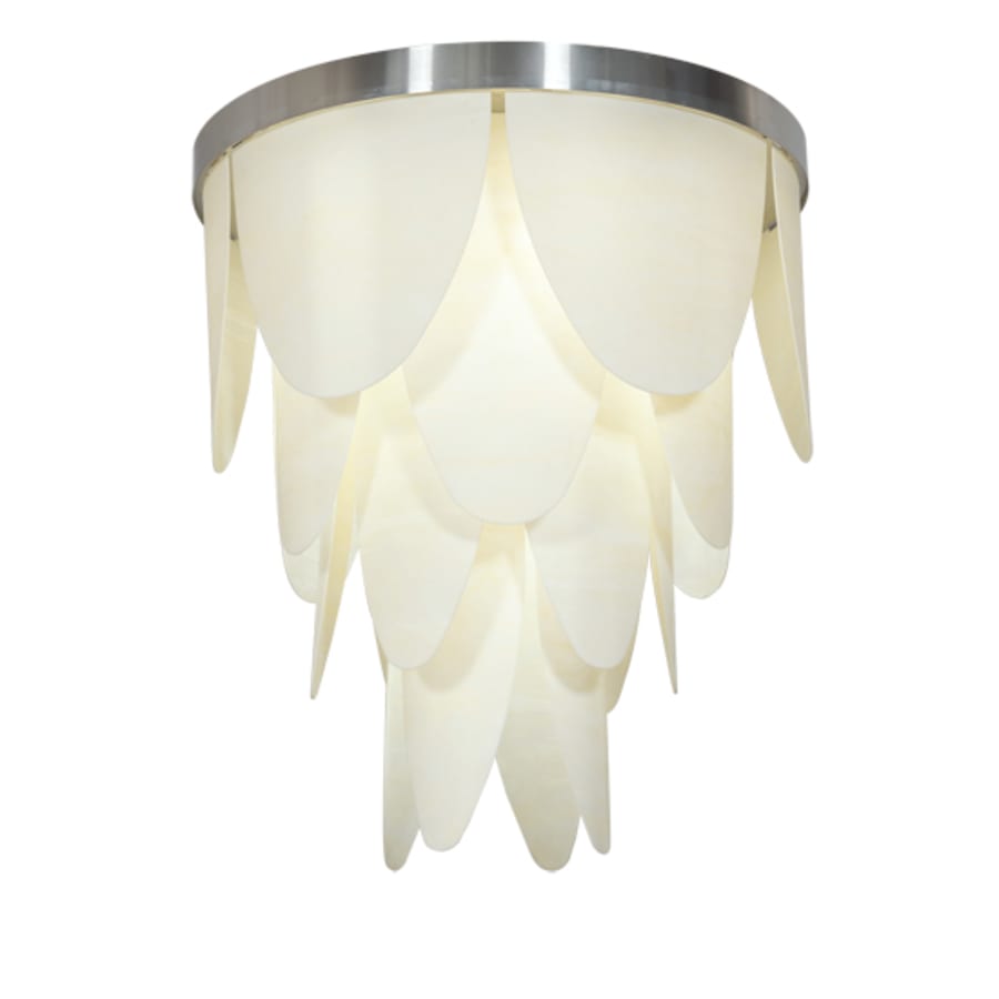Meyda Tiffany Kronick 12 Light 48" Wide Flush Mount Waterfall Ceiling Fixture