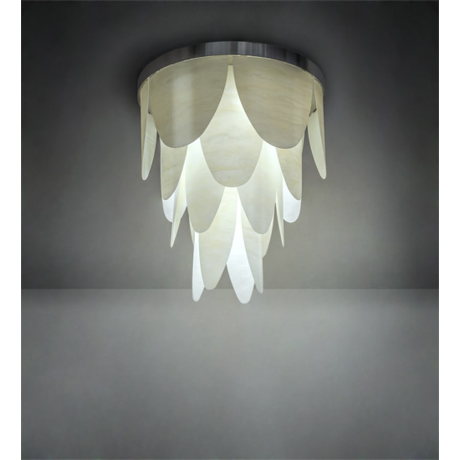 Meyda Tiffany Kronick 12 Light 48" Wide Flush Mount Waterfall Ceiling Fixture
