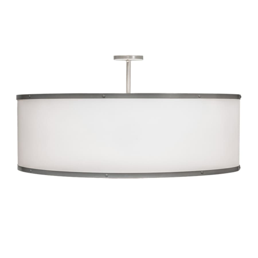 Meyda Tiffany Cilindro 6 Light 36" Wide Semi-Flush Drum Ceiling Fixture - Champagne Finish