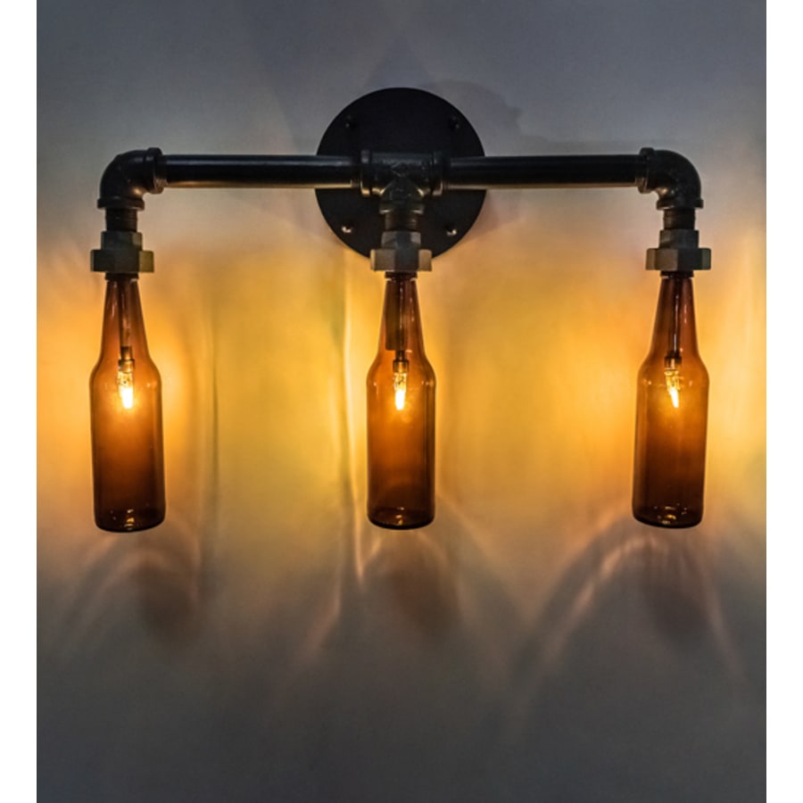 Meyda Tiffany PipeDream 3 Light 15" Tall Wall Sconce
