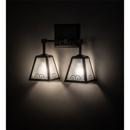 Meyda Tiffany Putrelo 2 Light 15" Tall Wall Sconce