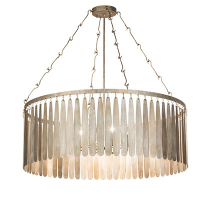 Meyda Tiffany Gibson 8 Light 48" Wide Semi-Flush Drum Ceiling Fixture