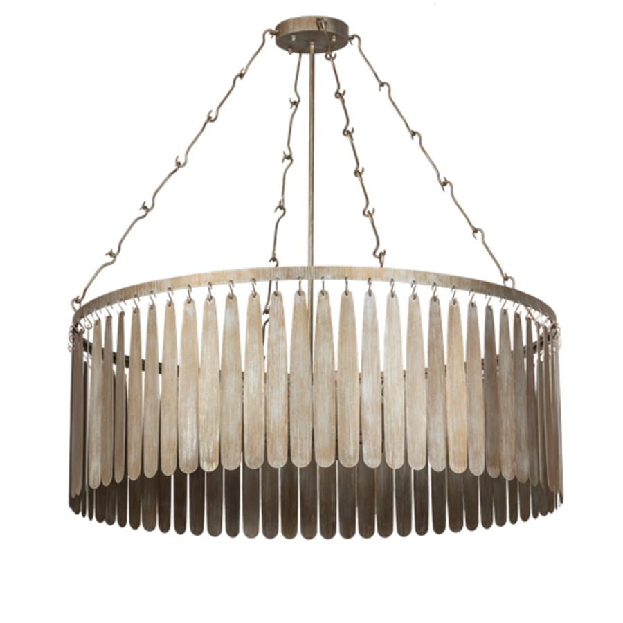 Meyda Tiffany Gibson 8 Light 48" Wide Semi-Flush Drum Ceiling Fixture