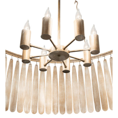 Meyda Tiffany Gibson 8 Light 48" Wide Semi-Flush Drum Ceiling Fixture