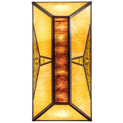 Meyda Tiffany Nuevo Mission 9 Light 48" Wide Semi-Flush Linear Ceiling Fixture