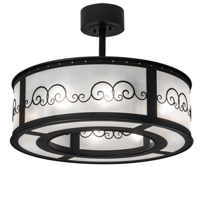Meyda Tiffany 8 Light 28" Wide Pendant