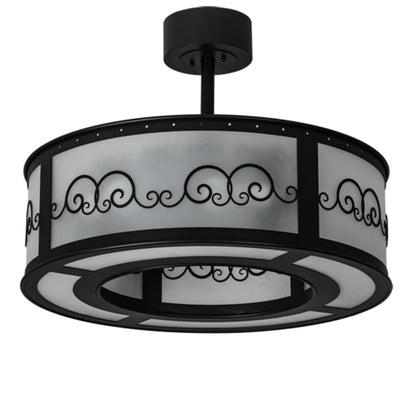 Meyda Tiffany 8 Light 28" Wide Pendant