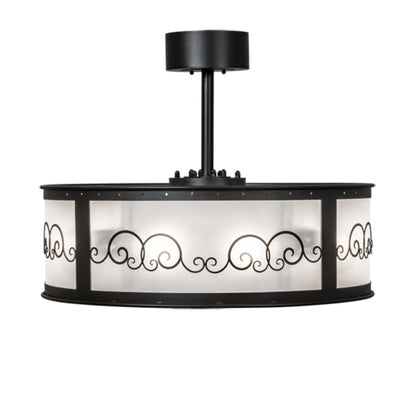 Meyda Tiffany 8 Light 28" Wide Pendant