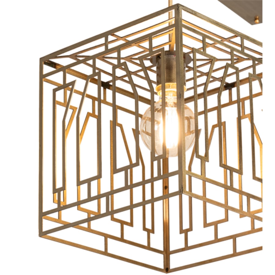 Meyda Tiffany 3 Light 32" Wide Abstract Multi Light Pendant