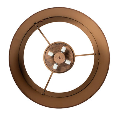 Meyda Tiffany Cilindro 4 Light 32" Wide Flush Mount Drum Ceiling Fixture