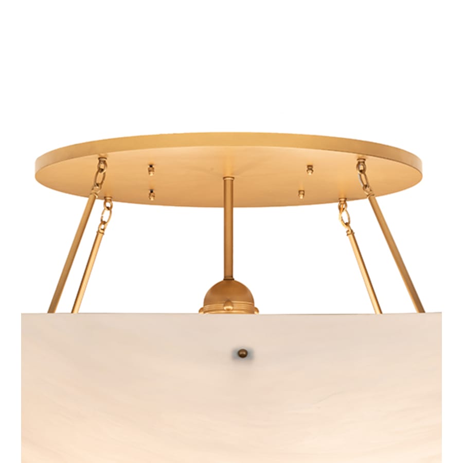 Meyda Tiffany Artesia 12 Light 60" Wide Semi-Flush Bowl Ceiling Fixture - Gold Metallic Finish