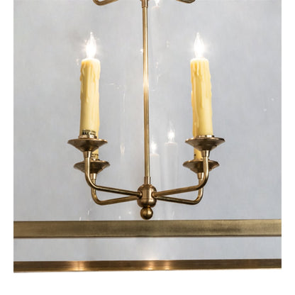 Meyda Tiffany 8 Light 45" Wide Taper Candle Pendant