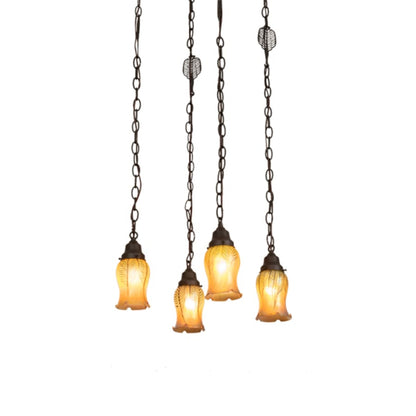 Meyda Tiffany 4 Light 21" Wide Multi Light Pendant