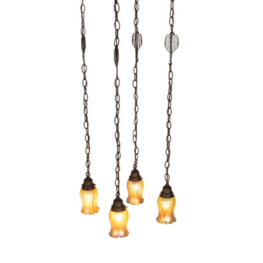 Meyda Tiffany 4 Light 21" Wide Multi Light Pendant