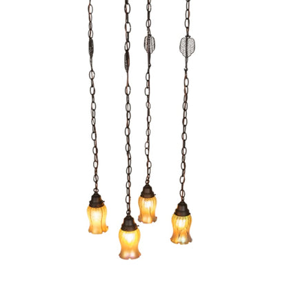 Meyda Tiffany 4 Light 21" Wide Multi Light Pendant