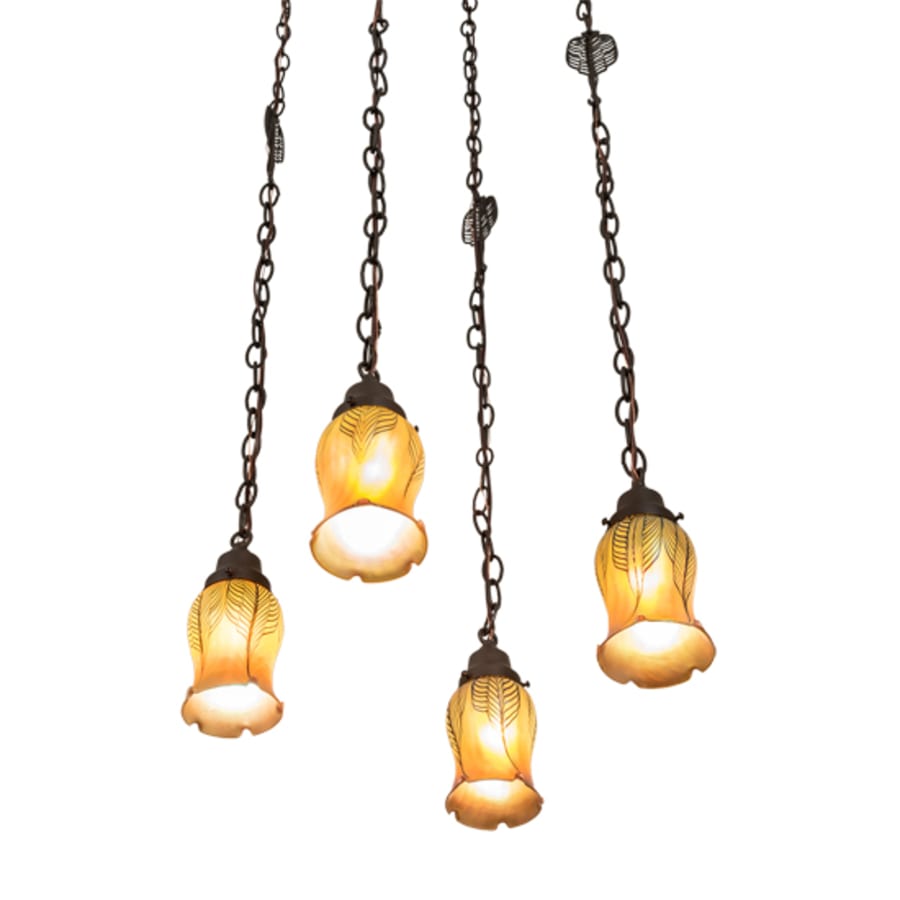 Meyda Tiffany 4 Light 21" Wide Multi Light Pendant