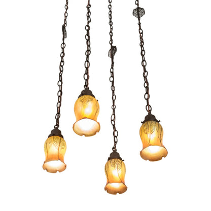 Meyda Tiffany 4 Light 21" Wide Multi Light Pendant